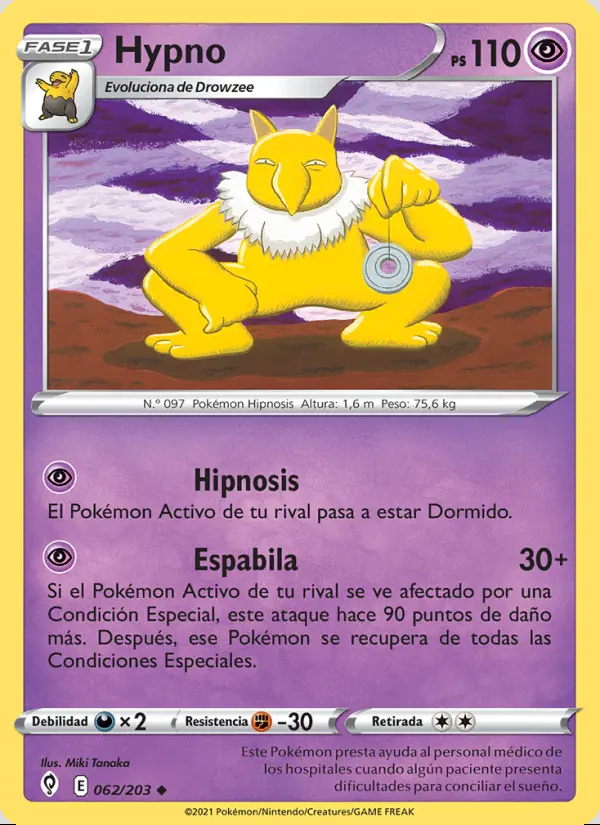 Image of the card Hypno