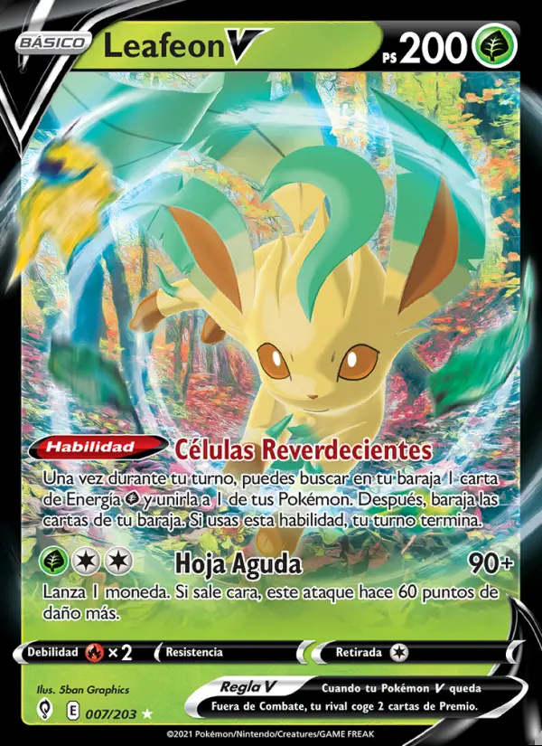 Image of the card Leafeon V