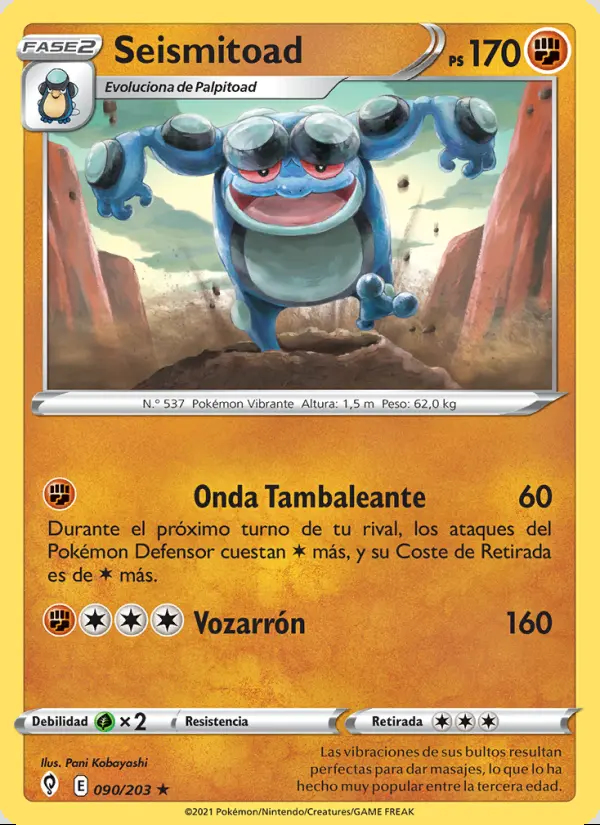 Image of the card Seismitoad