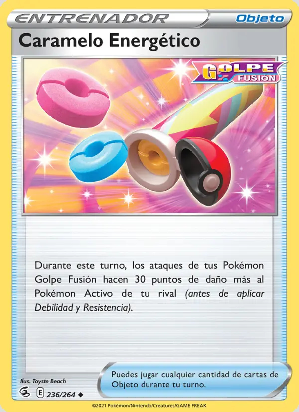 Image of the card Caramelo Energético