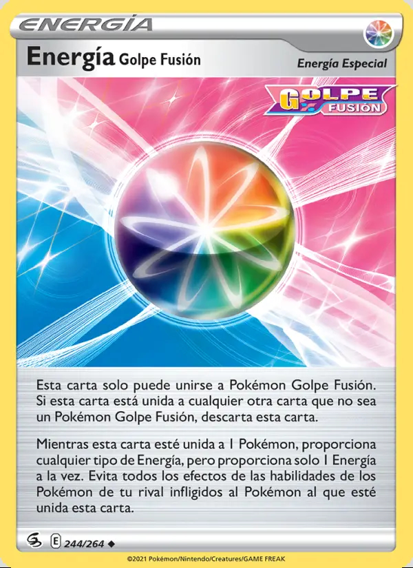 Image of the card Energía Golpe Fusión