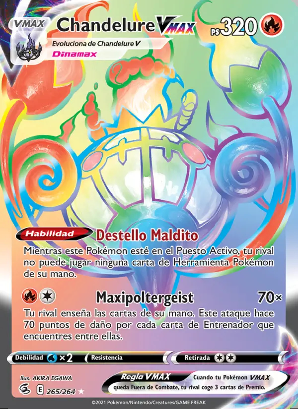 Image of the card Chandelure VMAX