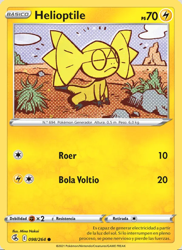 Image of the card Helioptile