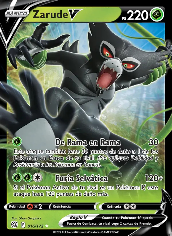 Image of the card Zarude V