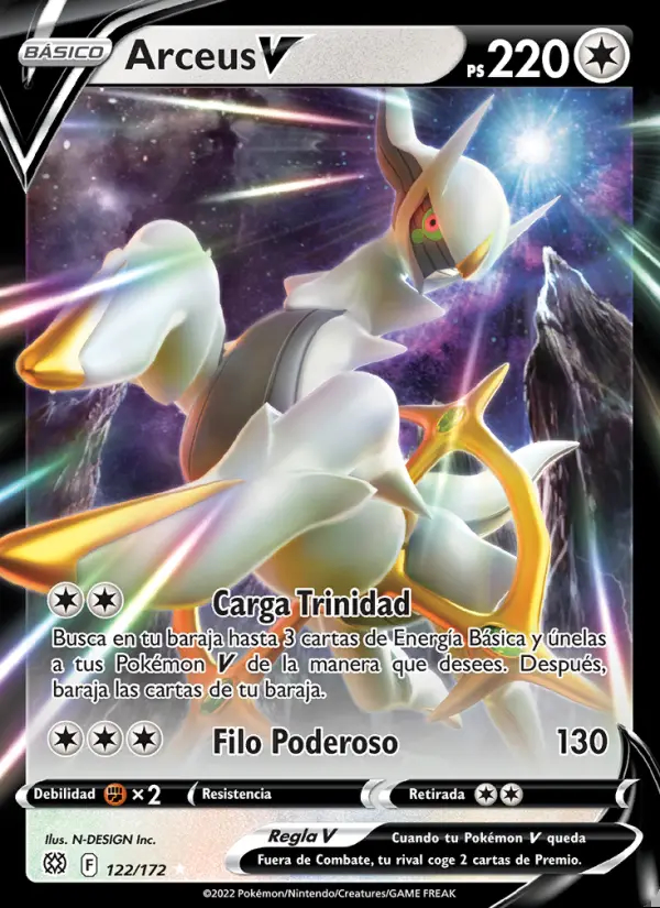 Image of the card Arceus V