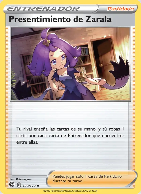 Image of the card Presentimiento de Zarala