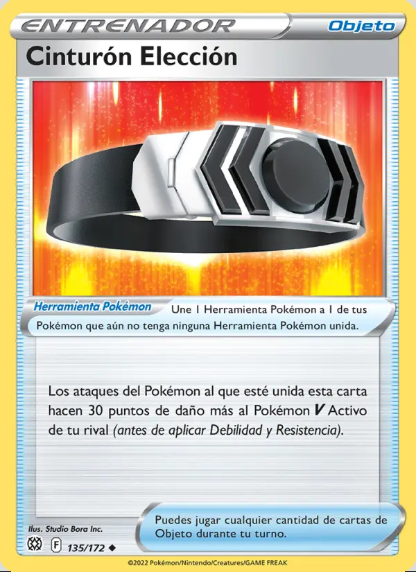 Image of the card Cinturón Elección