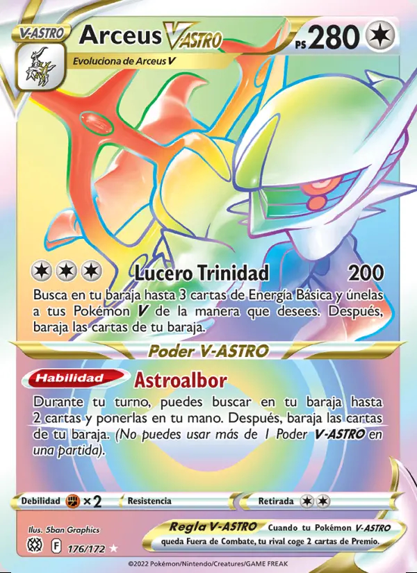 Image of the card Arceus V-ASTRO