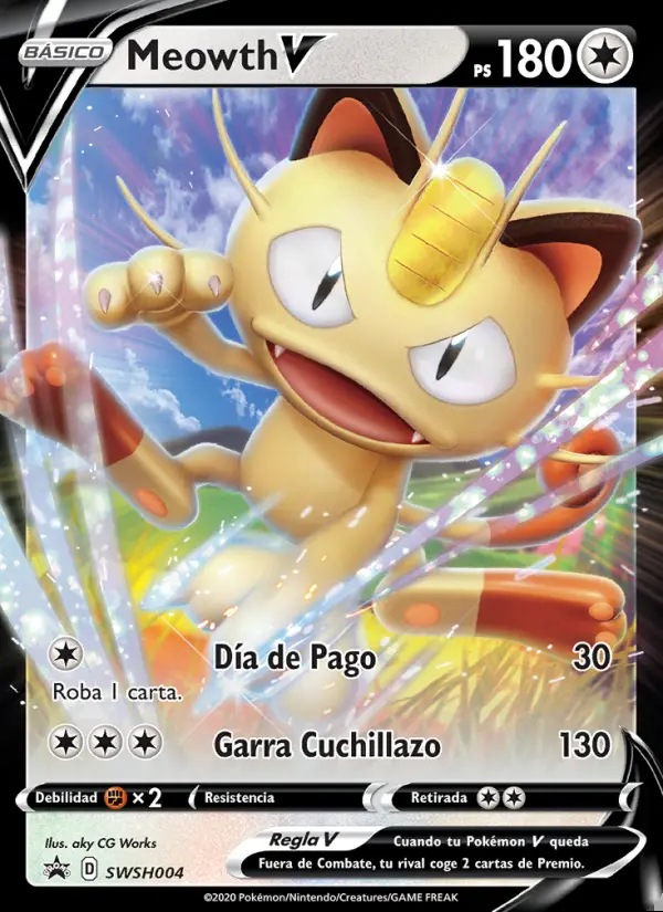 Image of the card Meowth V