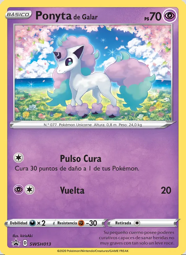 Image of the card Ponyta de Galar