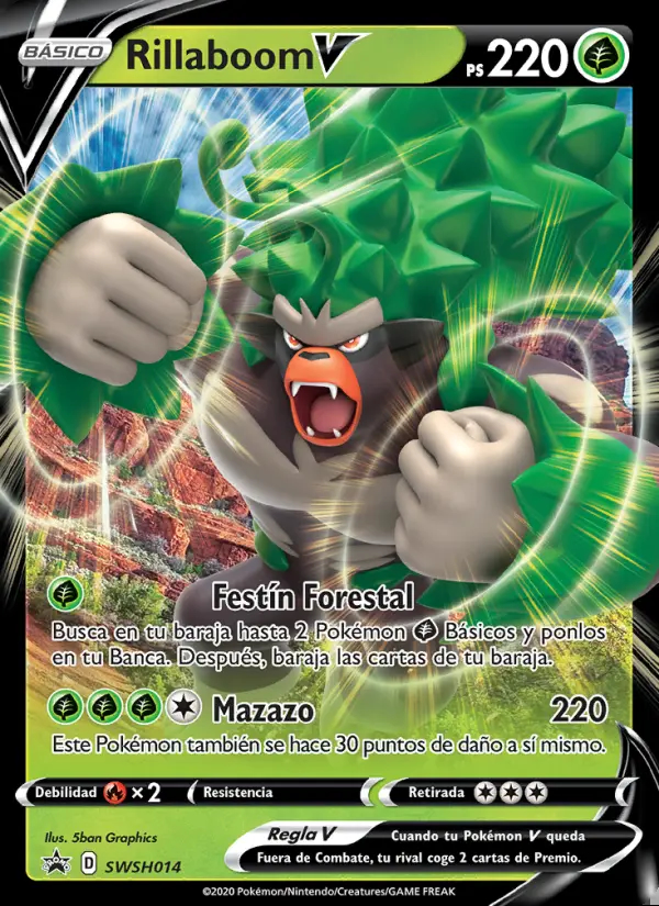 Image of the card Rillaboom V