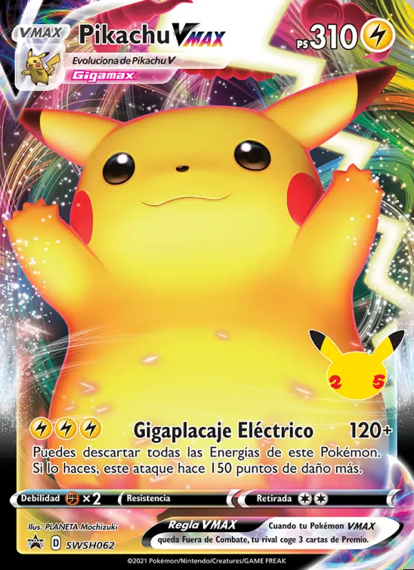Image of the card Pikachu VMAX