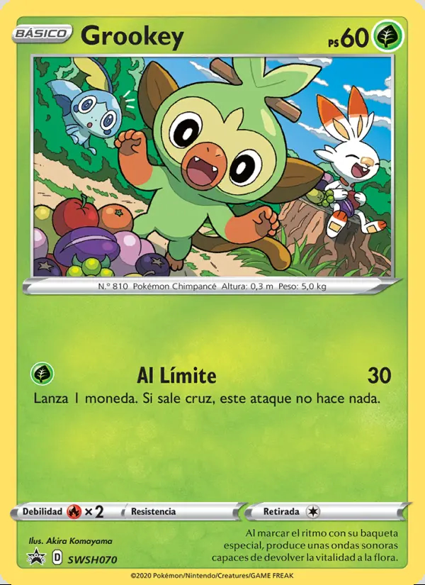 Image of the card Grookey