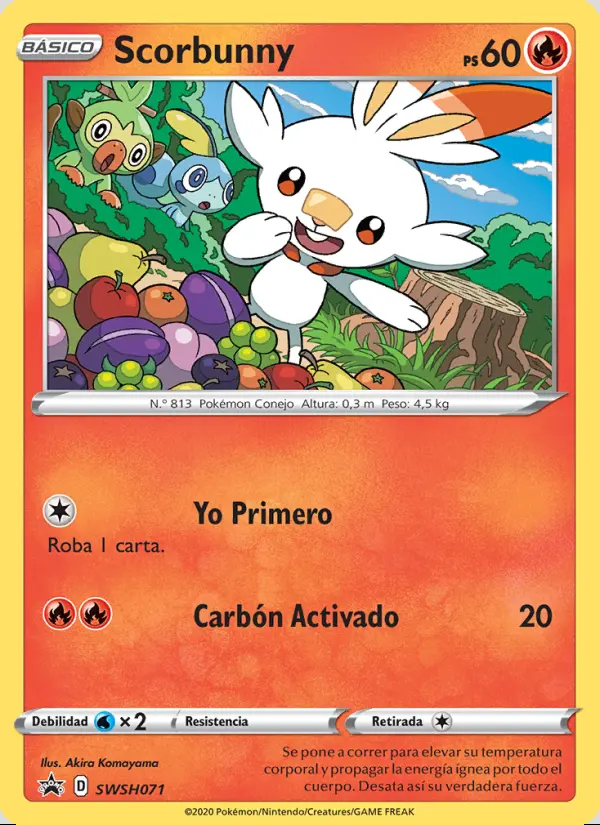 Image of the card Scorbunny