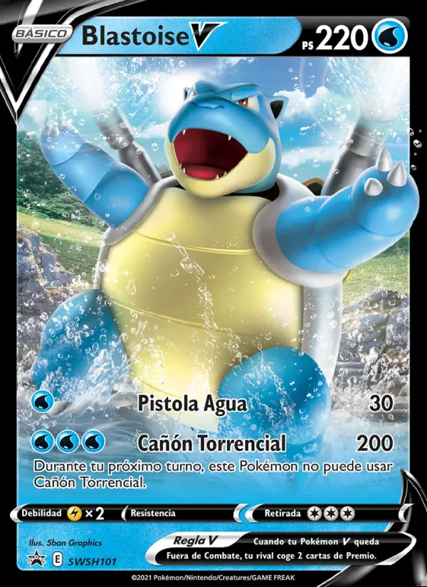 Image of the card Blastoise V