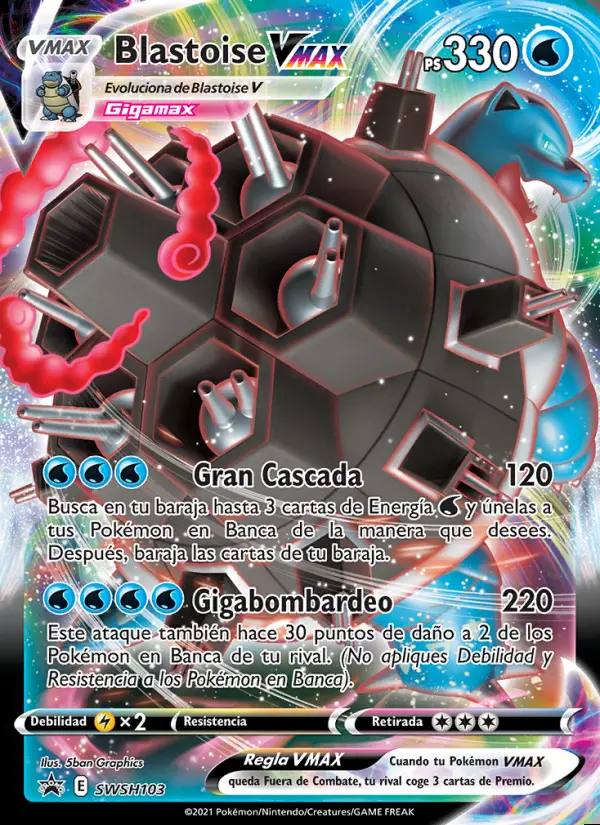 Image of the card Blastoise VMAX