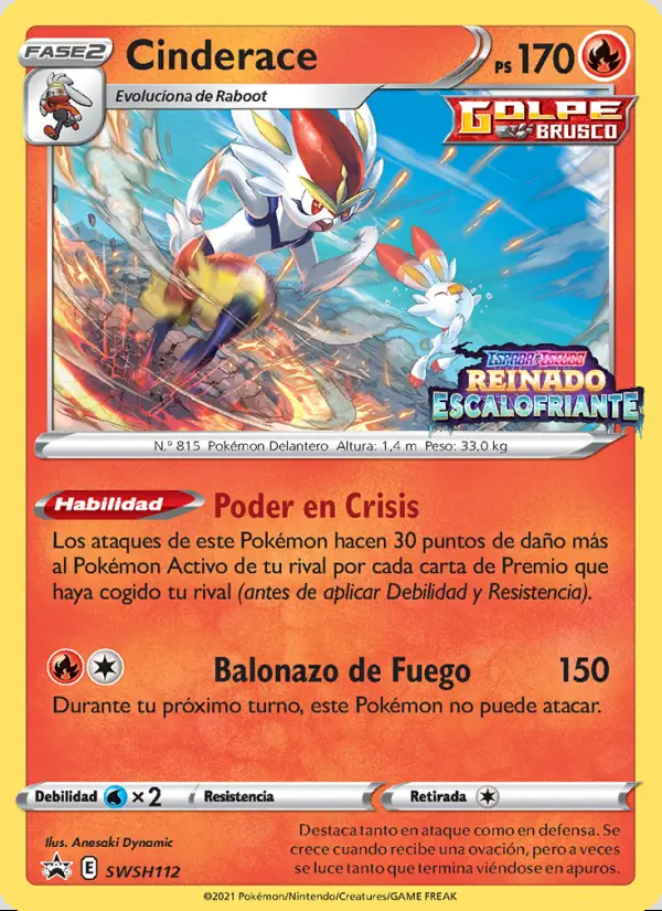 Image of the card Cinderace