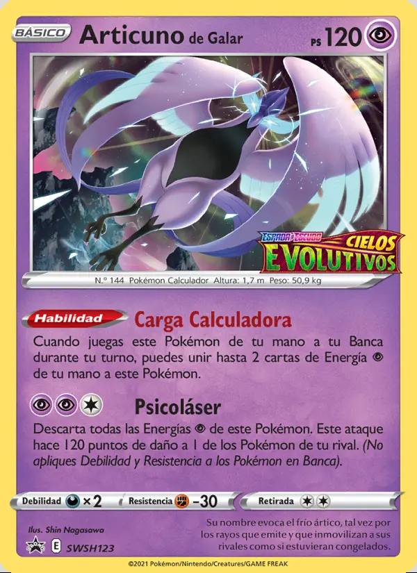 Image of the card Articuno de Galar