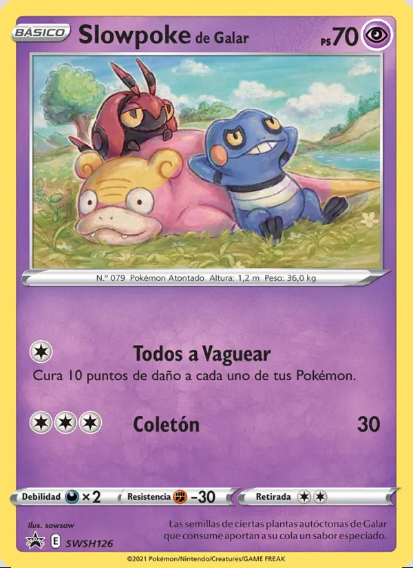 Image of the card Slowpoke de Galar