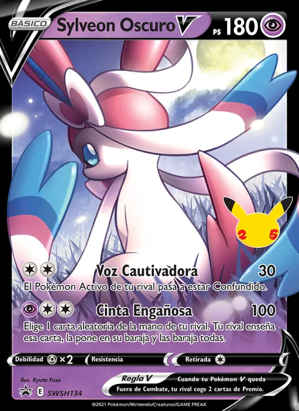 Image of the card Sylveon Oscuro V