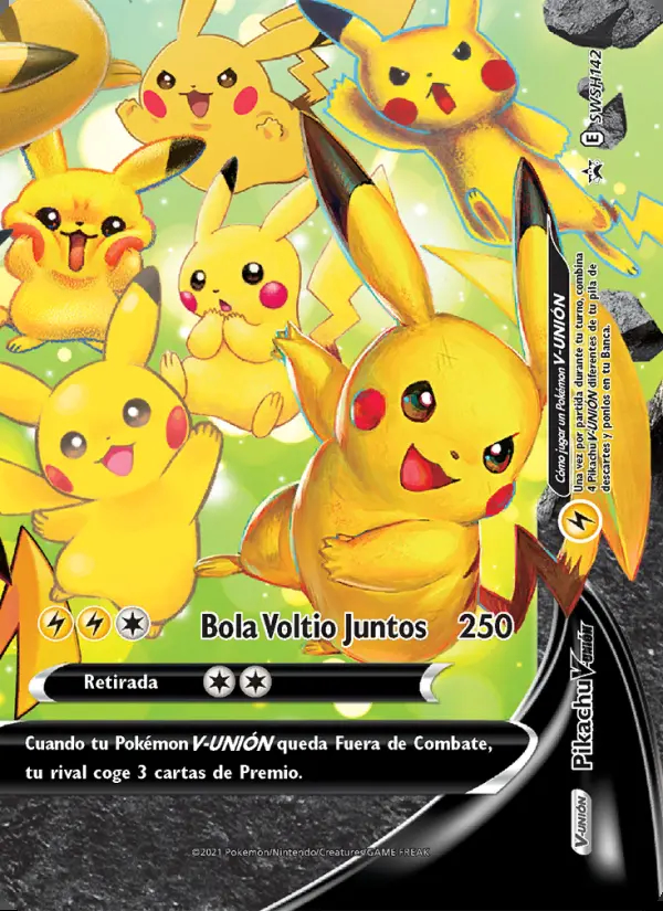 Image of the card Pikachu V-UNIÓN