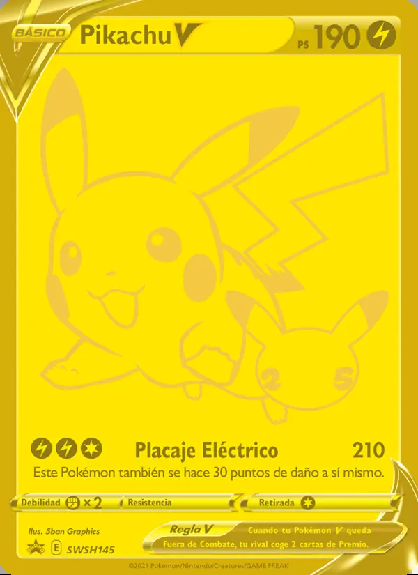 Image of the card Pikachu V
