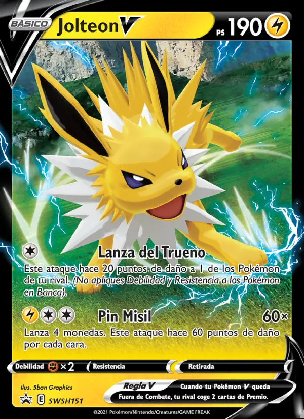 Image of the card Jolteon V