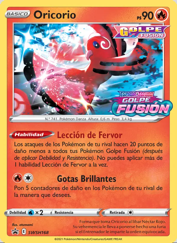 Image of the card Oricorio