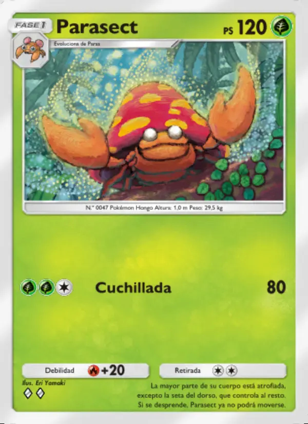 Image of the card Parasect