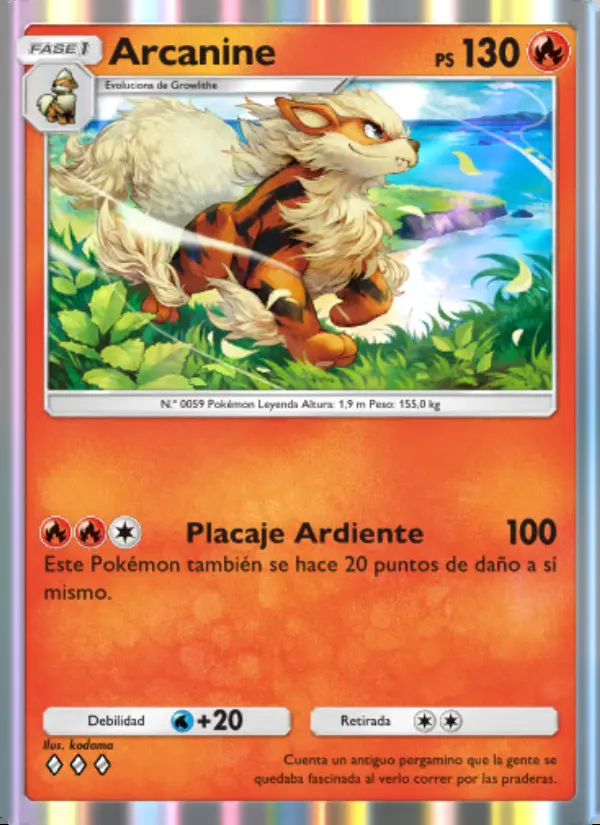 Image of the card Arcanine