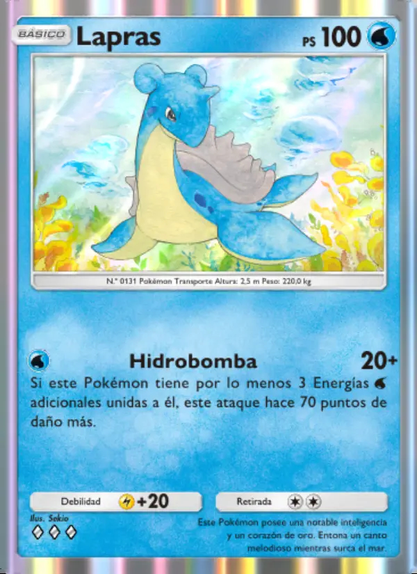 Image of the card Lapras