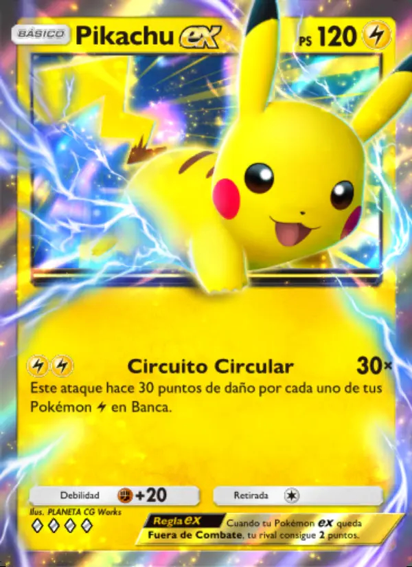 Image of the card Pikachu ex