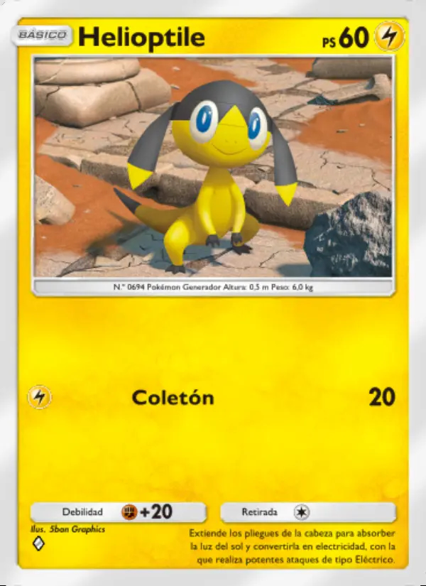Image of the card Helioptile