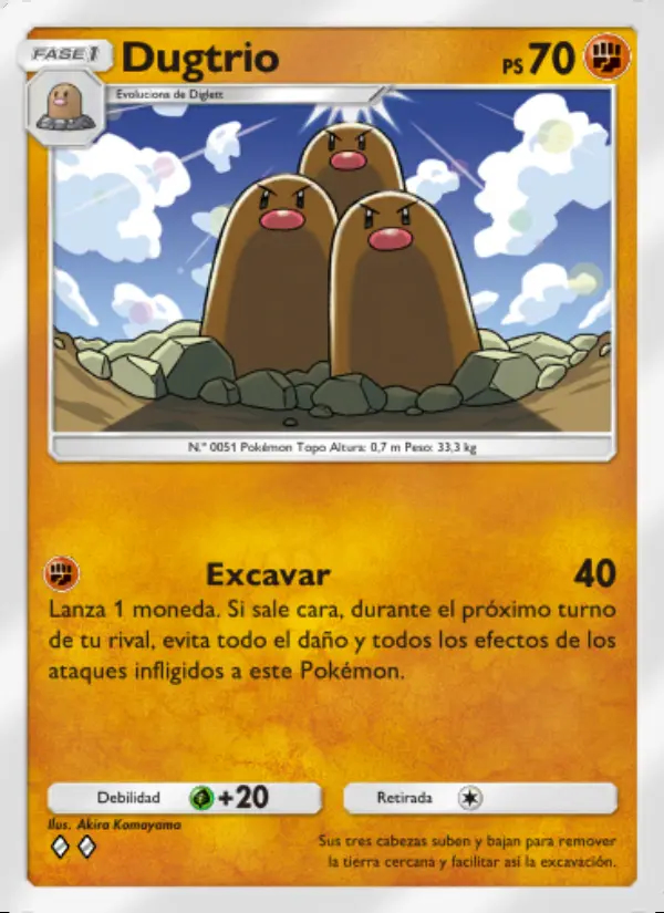 Image of the card Dugtrio