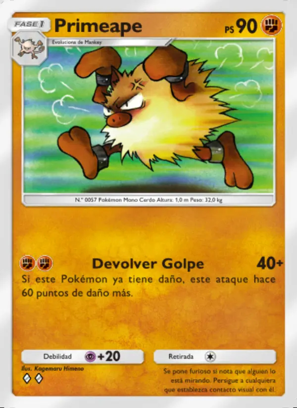 Image of the card Primeape