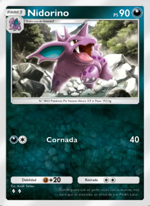 Image of the card Nidorino