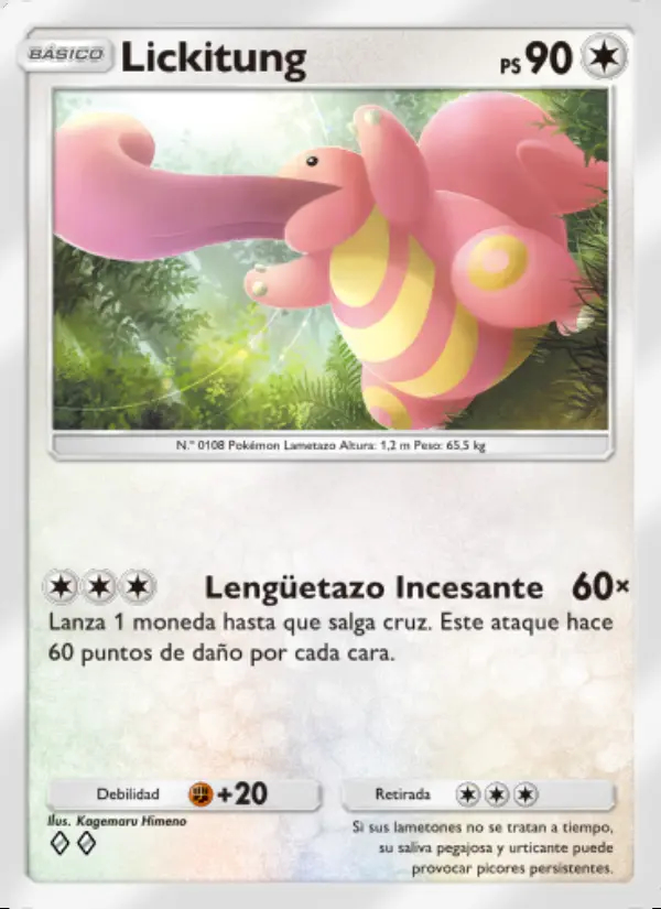 Image of the card Lickitung
