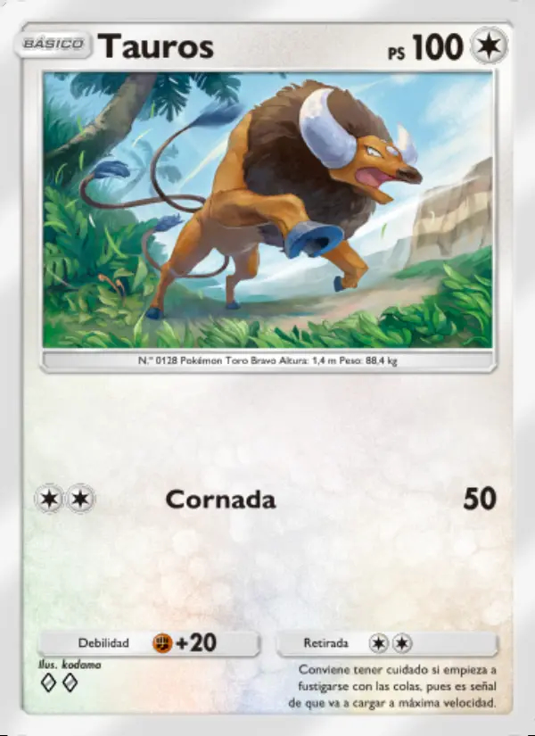 Image of the card Tauros