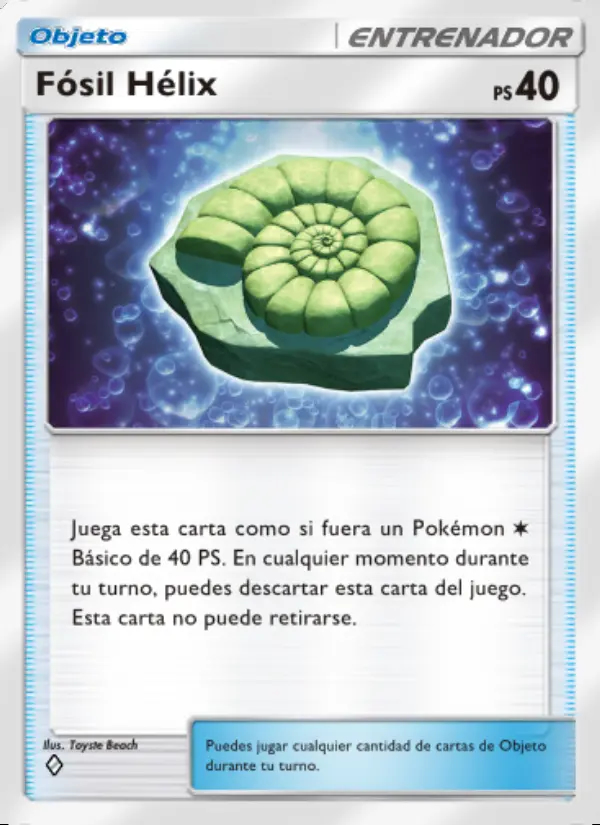 Image of the card Fósil Hélix
