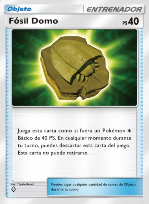 Image of the card Fósil Domo