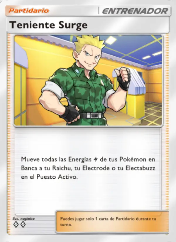 Image of the card Teniente Surge
