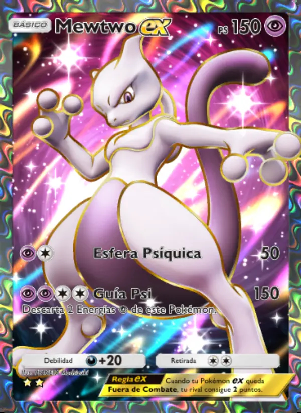 Image of the card Mewtwo ex