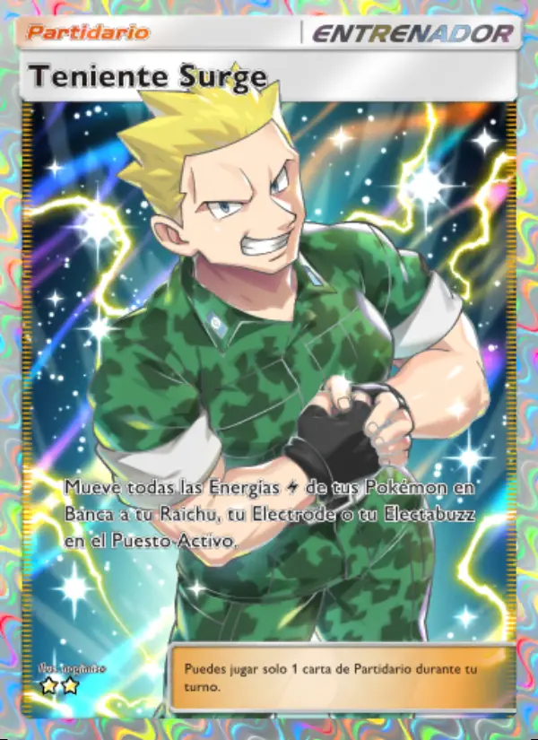 Image of the card Teniente Surge