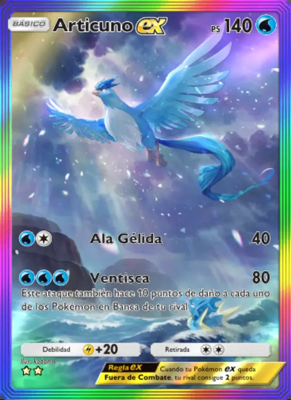 Image of the card Articuno ex