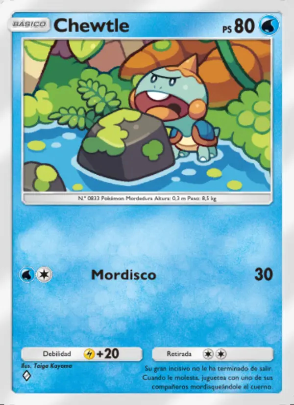 Image of the card Chewtle