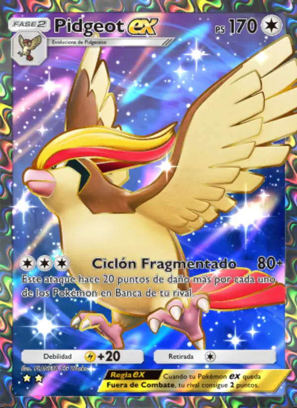 Image of the card Pidgeot ex