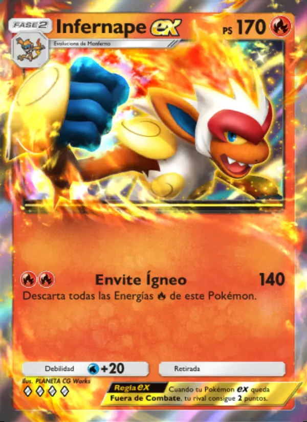 Image of the card Infernape ex