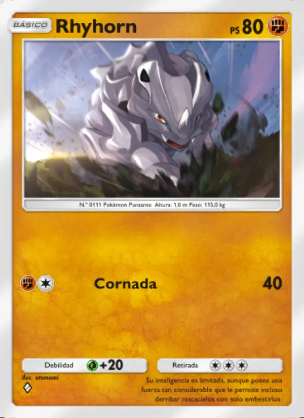 Image of the card Rhyhorn