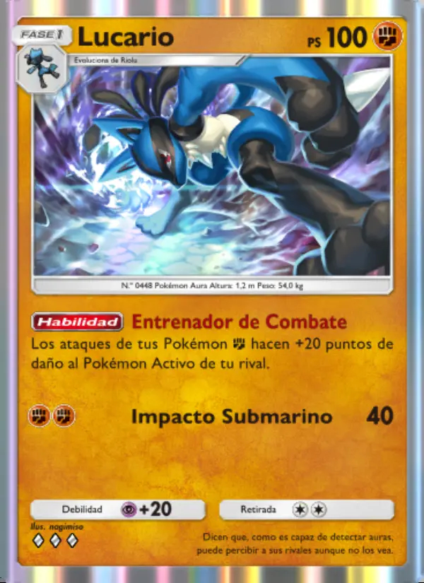 Image of the card Lucario
