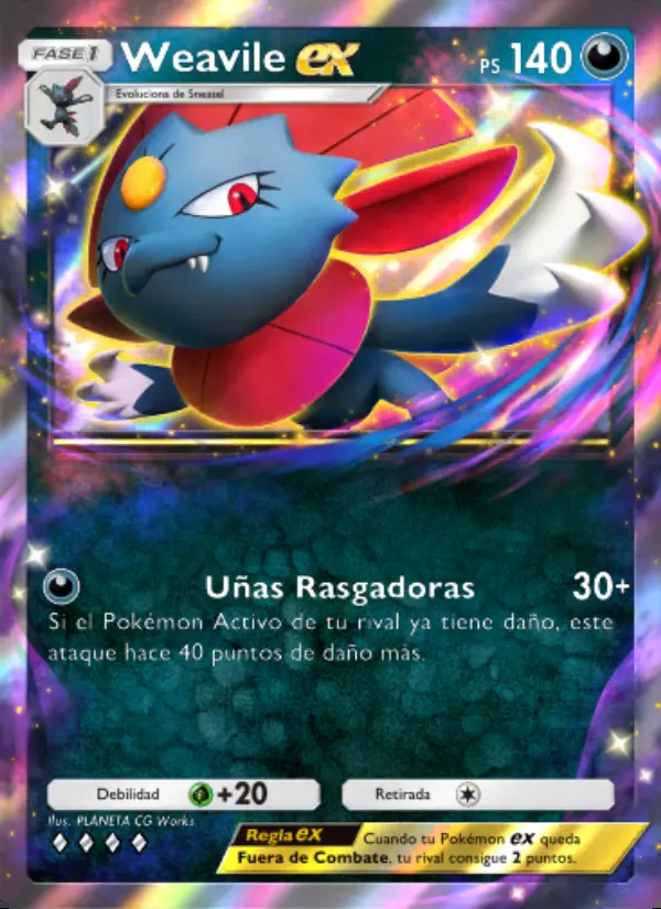 Image of the card Weavile ex